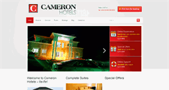 Desktop Screenshot of cameronhotels.net